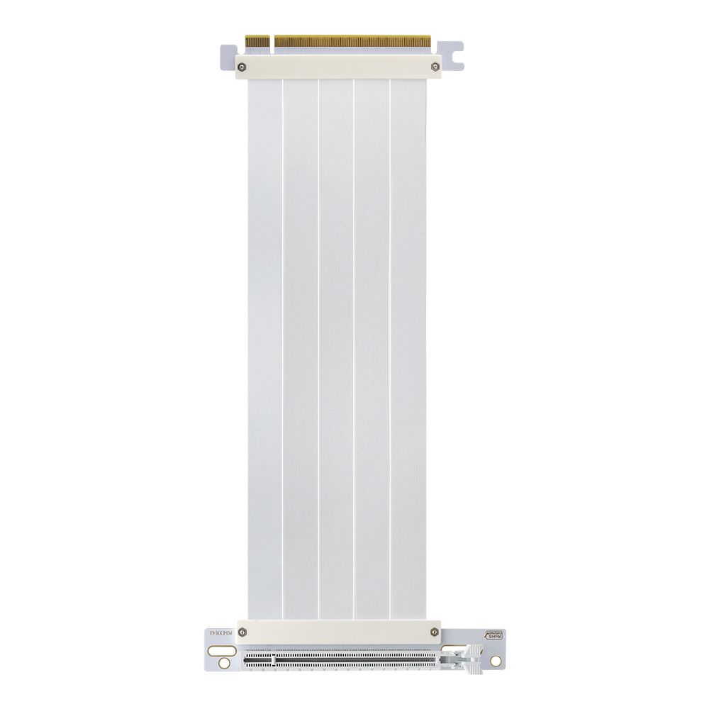 AONE PCI-E 4.0 16X 250mm 라이저 케이블 (화이트)_이미지