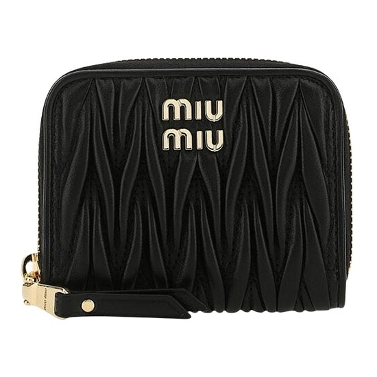 미우미우 마틀라세 지퍼 지갑 5MM268 2FPP F0002