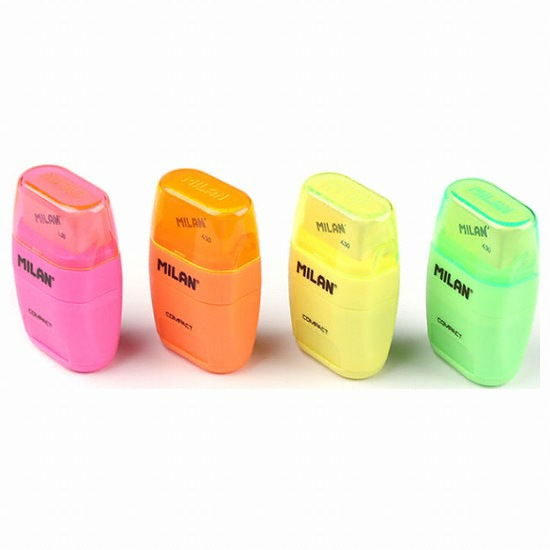 컴팩트 플루오 지우개&연필깎이