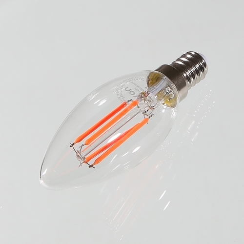 비츠온 LED 에코 컬러촛대구 레드 4W