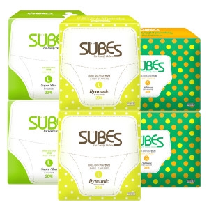 기저귀 6팩 팬티기저귀 밴드기저귀 전라인 강력흡수력 밤기저귀