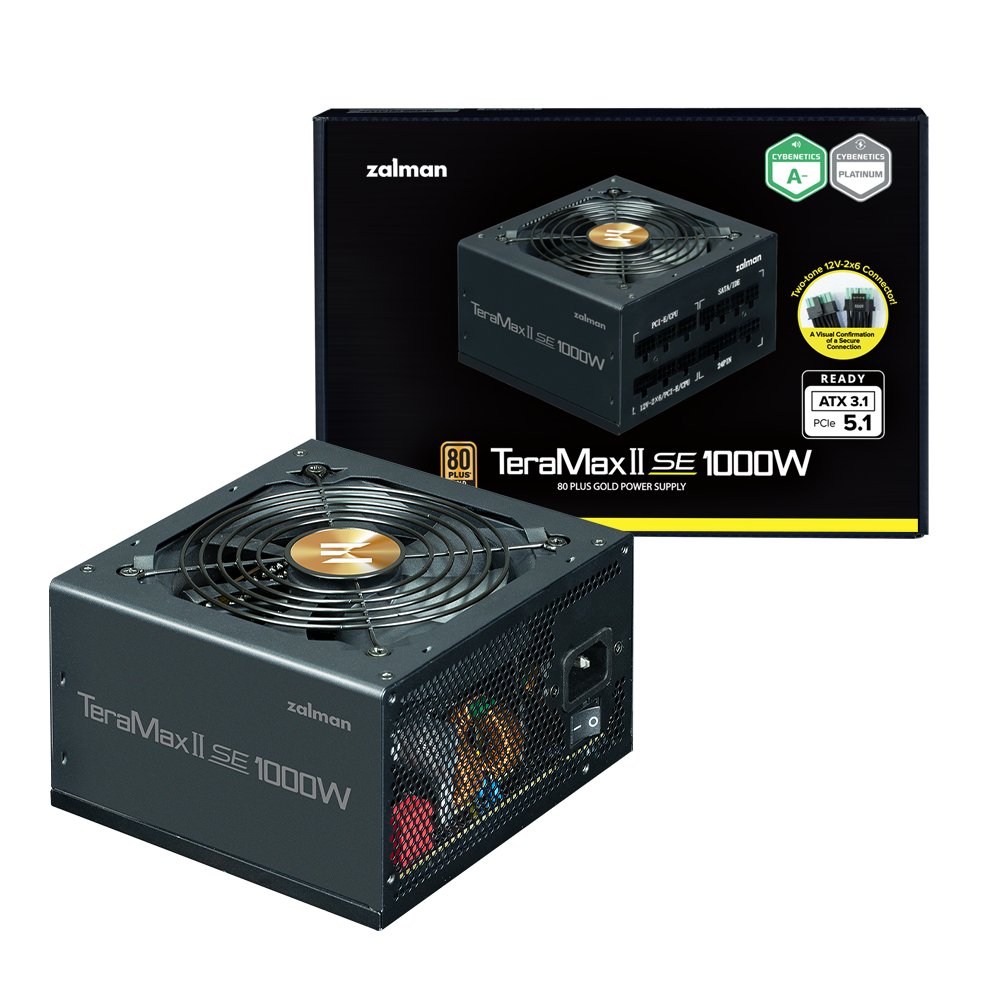 TeraMax II SE 1000W 80PLUS골드 풀모듈러 ATX3.1 블랙