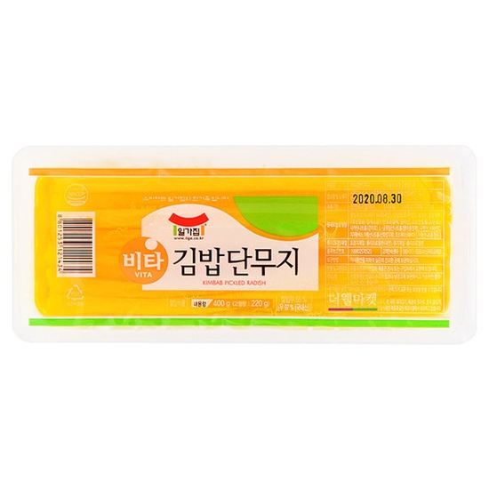 일미농수산 일가집 비타 김밥 단무지 400g (10개)