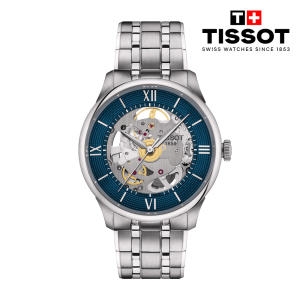 티쏘 NEW 슈망 데 뚜렐 파워매틱 80 스켈레톤 39MM T139.836.11.048.00