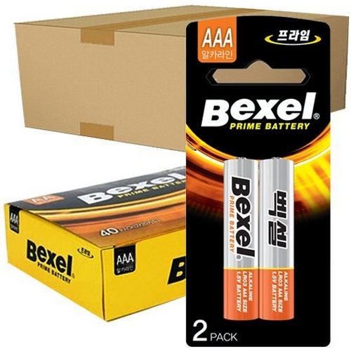 벡셀 프라임 알카라인 AAA (600개)_이미지