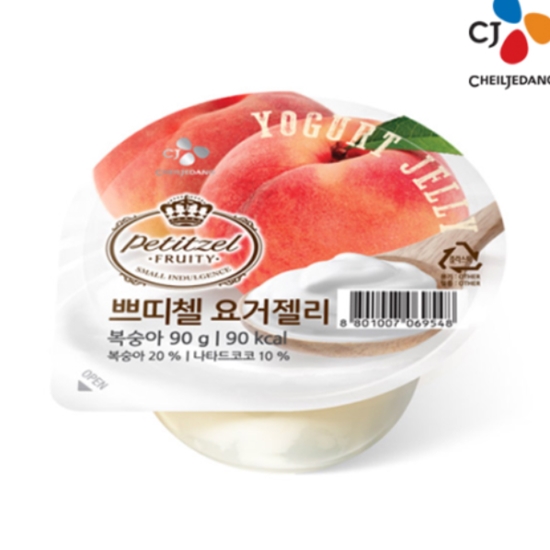 쁘띠첼 요거젤리 복숭아 90g
