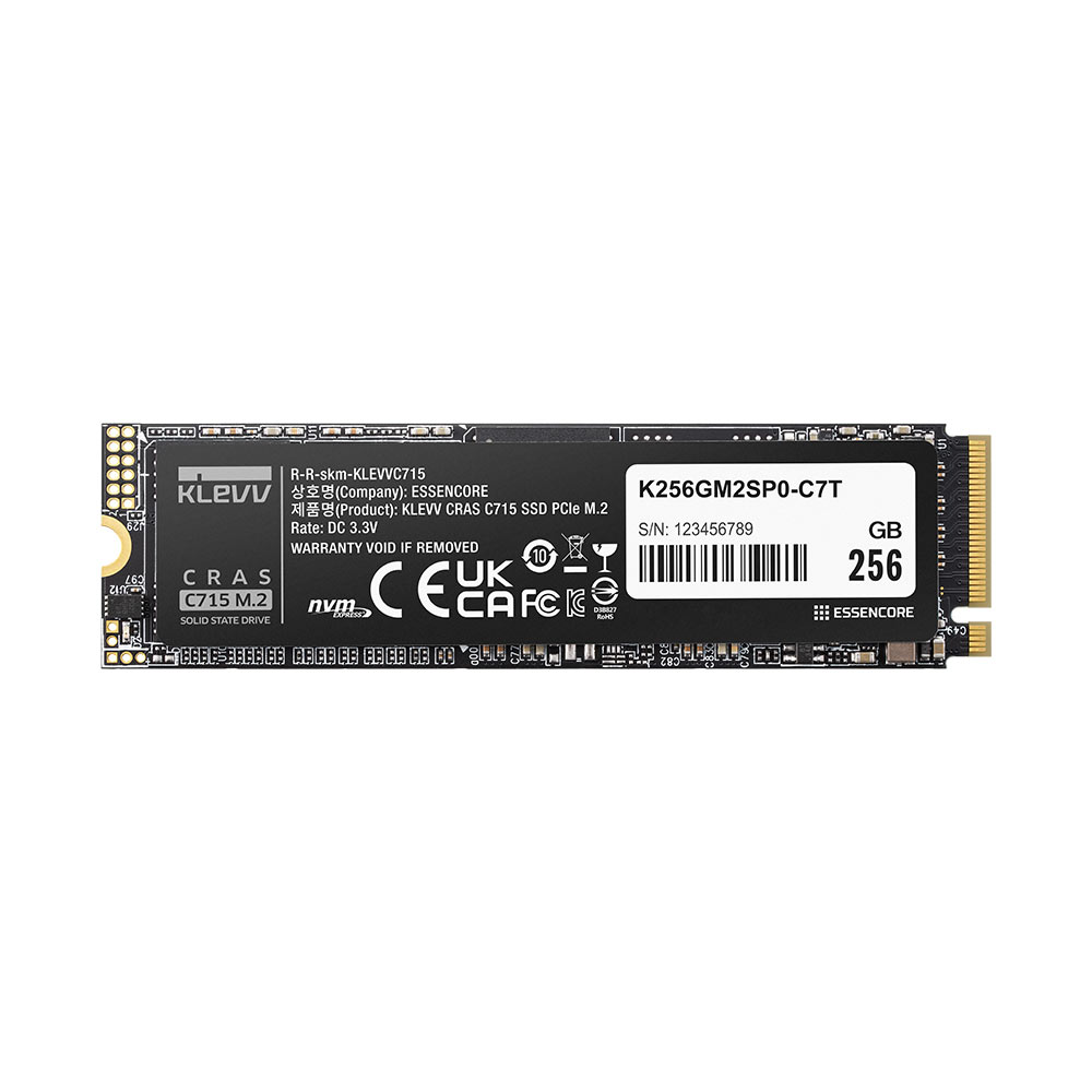 ESSENCORE KLEVV CRAS C715 M.2 NVMe (256GB)