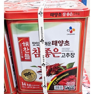 해찬들 태양초 참좋은 고추장 14kg (1개)_이미지