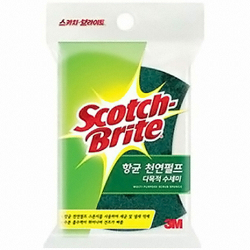 3M 스카치브라이트 항균 천연펄프 다목적 수세미 (6개)_이미지