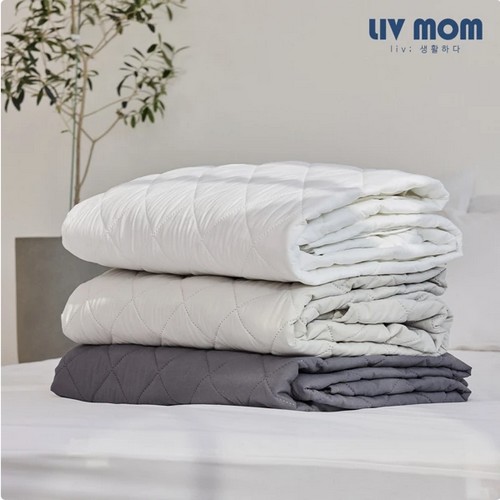 데일리 프레쉬 누빔 침대패드 고정밴드형