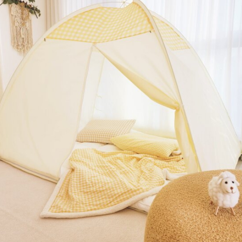 핫방 원터치 프리미엄 모던 난방텐트 [싱글]