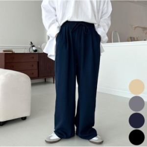 라일리 Rly 투턱 팬츠 슬랙스 통바지 남자 와이드 핀턱 밴딩 여름 29559228