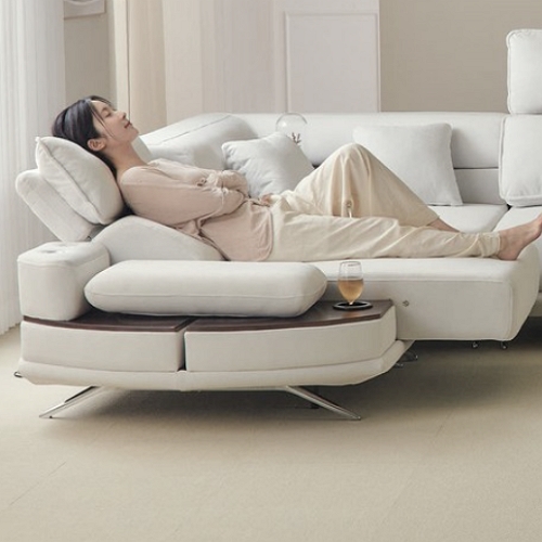 퍼니챗 제우스 모션 슬라이드 리클무빙 코모도 패브릭 소파 4인용 (일반형)_이미지