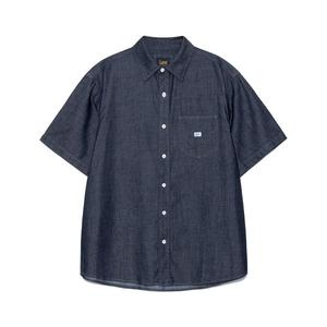 LEE 로코 포켓 데님 반팔 셔츠 인디고 미듐 LE2502SS02IM_이미지