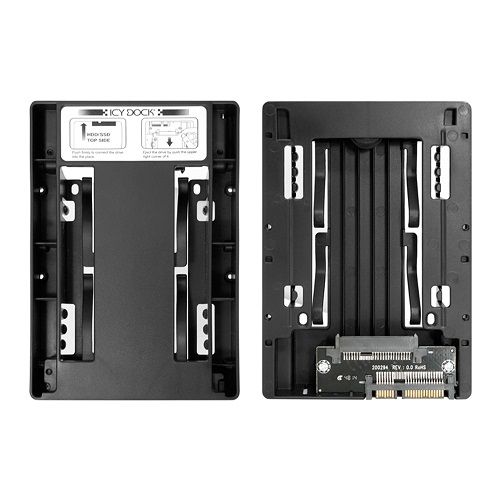 ICY DOCK MB882SP-1S-3B 2.5 to 3.5 SATA EZConvert Lite