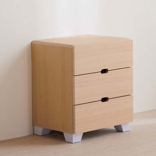 마롱 3단 레그 서랍장 400