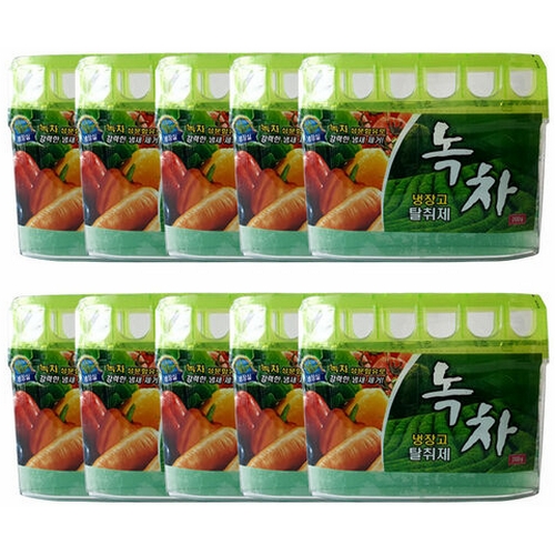 해피룸 냉장고 탈취제 녹차 200g (10개)