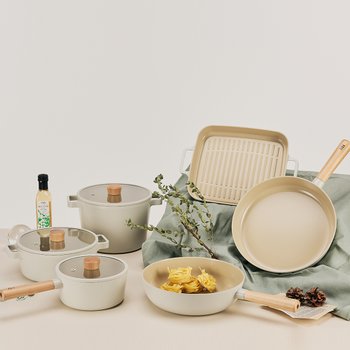 피카 패밀리 6종 (편수18+양수22+곰솥22+팬28+웍26+사각팬28)