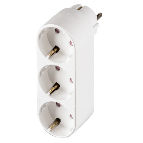 3구 16A 일자형 멀티탭