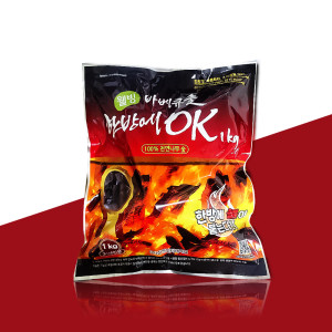 한방에 OK 숯 1kg (18개)_이미지