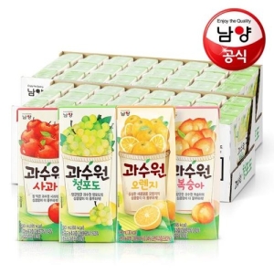 남양유업 남양 과수원 과일주스 190mlx48팩