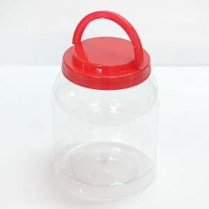 PET용기 원형 2L 잼병 젓갈용기 된장 고추장통