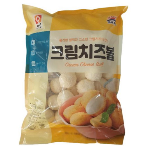 사조오양 크림 치즈볼 1kg (8개)_이미지