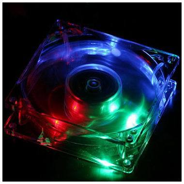 EVERCOOL 80mm CL80(유체/3색LED/25T)