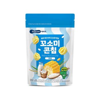 베베쿡 꼬소미콘칩 우유 25g (12개)_이미지