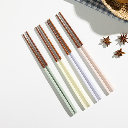 우디 크림 천연 옻칠 젓가락