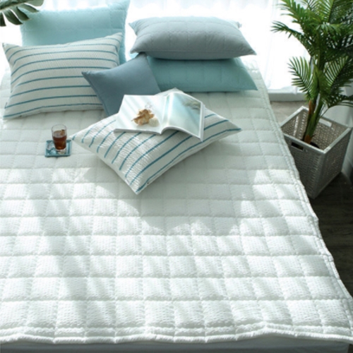 아망떼 포휴즈 시어서커 리플 침대패드 (퀸 Q)_이미지