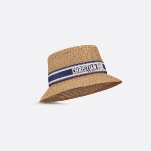 크리스찬디올 D-BOBBY 디 바비 버킷 햇 블루화이트 34DBP923G153 C086_이미지