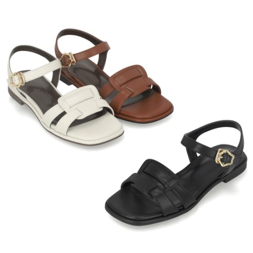 엘칸토 인텐스 여성 케이지 플랫샌들 1.5cm LCWW63I526