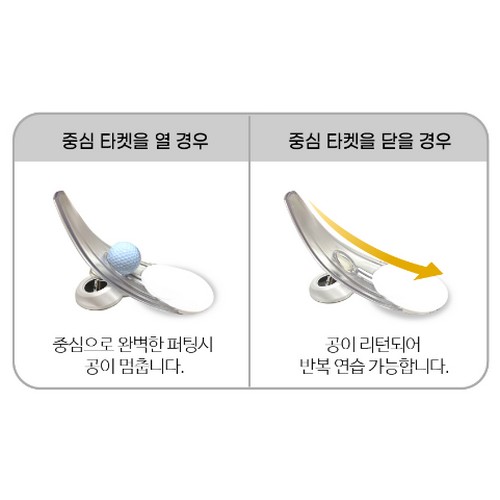 스킬존 퍼팅 홀컵 리턴 퍼팅연습기_이미지