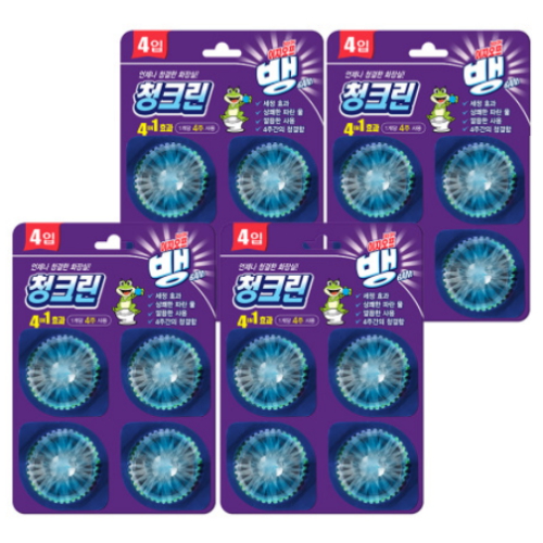 옥시레킷벤키저 하픽 청크린 드롭형 40g 4개입 (4개)