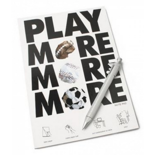 디자인에버 PLAYMORE 플레이모어 구겨서 버리는 공 공책 노트
