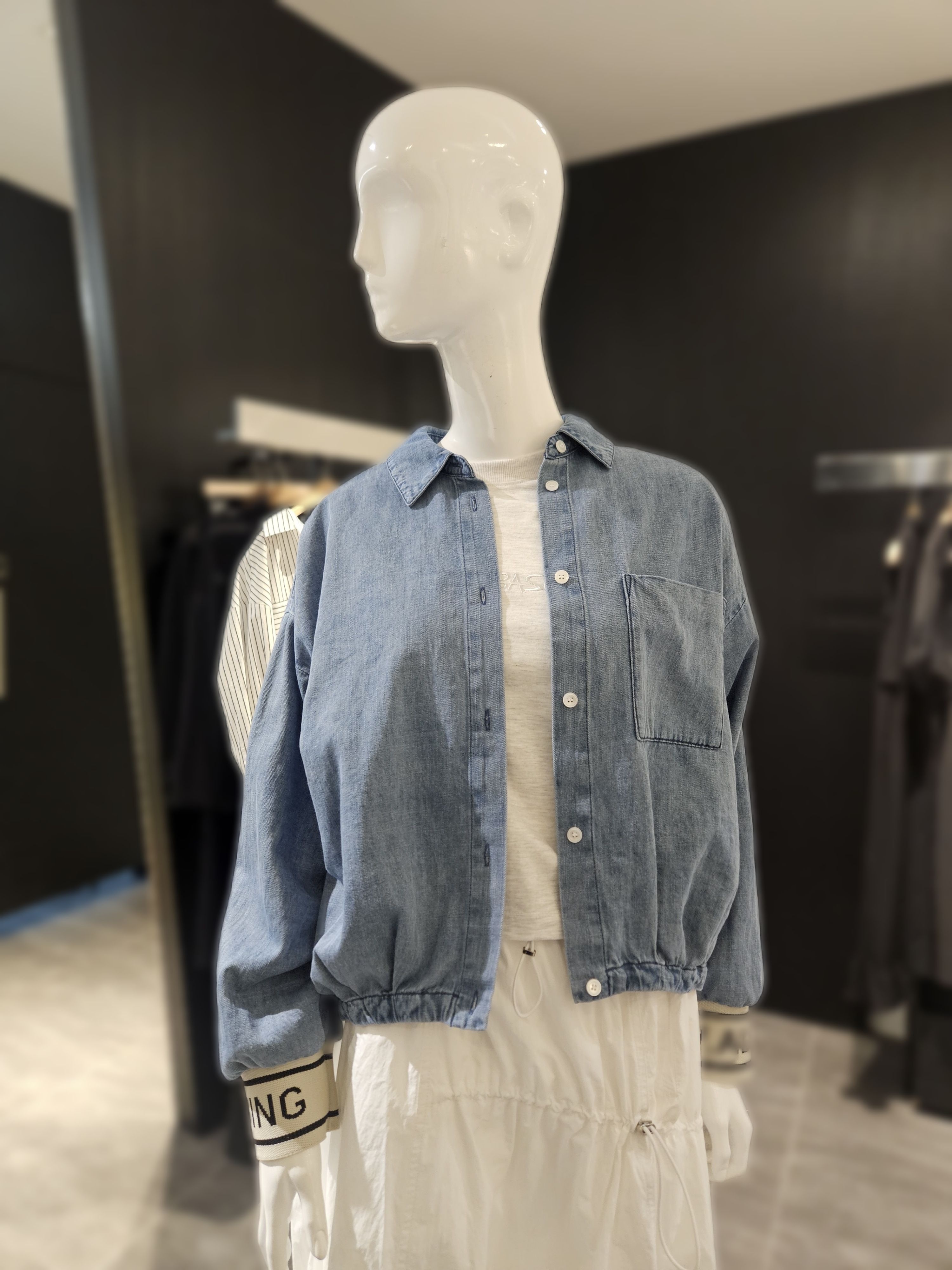 신세계인터내셔날 보브 수량한정 니트 자수 데님 점퍼 7126355505 2766274_이미지