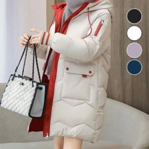 겨울용 경량 롱 점퍼 방한 패딩 재킷 웰론 충전재 WFLHZEM_260227 582943_WFLHZEM_260227