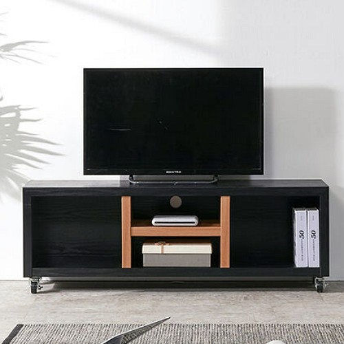 퍼스웰 이동식 바퀴형 1단 거실장 1200_이미지