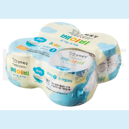 매일유업 상하목장 유기농 베이비 요구르트 플레인 1단계 85g (16개)_이미지