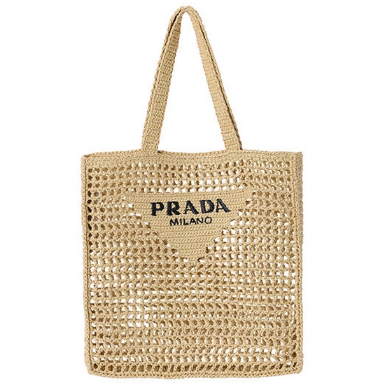 로고 라피아 네트백 2VG105 2A2T F0018