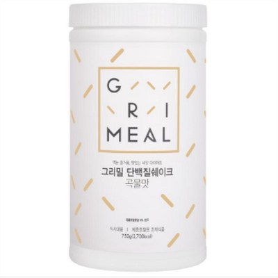 한국네츄럴팜 그리밀 단백질 쉐이크 곡물맛 750g (5개)_이미지