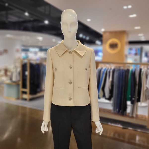 카라탈착 브이넥 트위드자켓 VZ2JK22