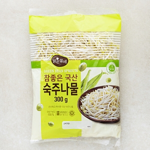 맑은물에 참좋은 국산 숙주나물 300g 1개이미지입니다. 누르면 해당 게시물로 새창이동합니다.