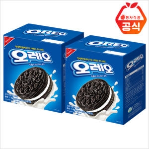 크래프트 오레오 초콜릿 샌드위치 쿠키 화이트크림 600g (2개)_이미지