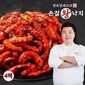 [불명] 정호영셰프의 신선담은 손질 왕 낙지 170g+볶음소스 50g (4개)_이미지