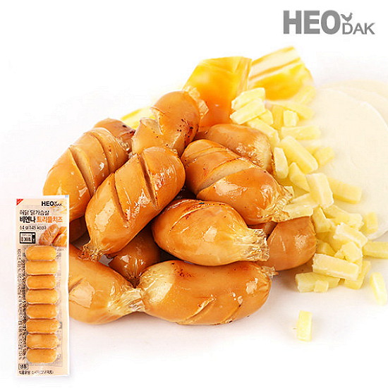 닭가슴살 비엔나 트리플치즈 64g