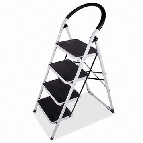 로티홈시스 다용도 접이식 계단 사다리 (4단)_이미지