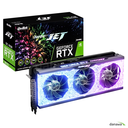 이엠텍 XENON 지포스 RTX 3070 TURBO JET OC D6 8GB