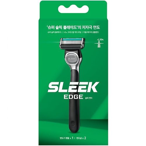 도루코 슬릭 엣지 + 면도날 (면도기4개+날4개)_이미지